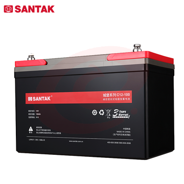 山特(SANTAK) UPS电池铅酸蓄电池免维护12V100AH C12-100AH蓄电池   SHKJ000121