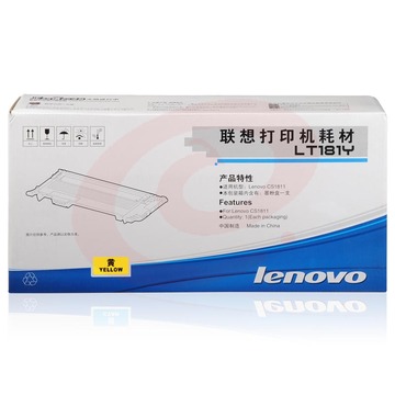 联想(Lenovo)LT181Y黄色 原装墨粉盒碳粉(适用于CS1811打印机) WLSZ09161046369501
