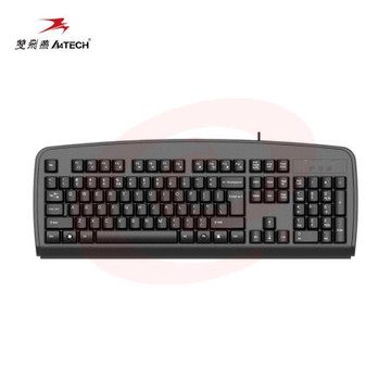 双飞燕KB-8U 键盘有线键盘办公键盘USB笔记本台式机通用键盘104键黑色