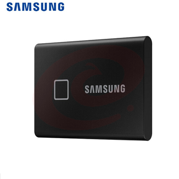 三星 2TB Type-c USB 3.2 移动固态硬盘(PSSD) T7 Touch 黑色 NVMe传输 1050MB/s 指纹识别