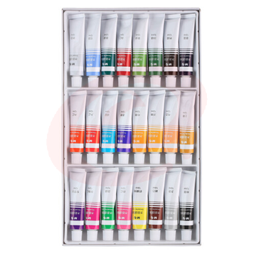晨光(M&amp;amp;G)文具12ml/24色水粉颜料 美术专用水粉画颜料 学生写生绘画工具APL97608