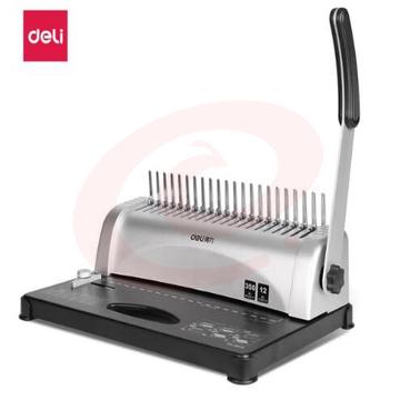 得力(deli)3870 省力型胶圈/夹条装订机 21孔文件打孔机(单位：台)