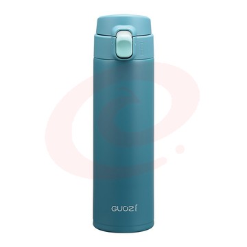 GUOZI果兹  保温杯不锈钢304内胆 450ml GZ-B33 蓝色