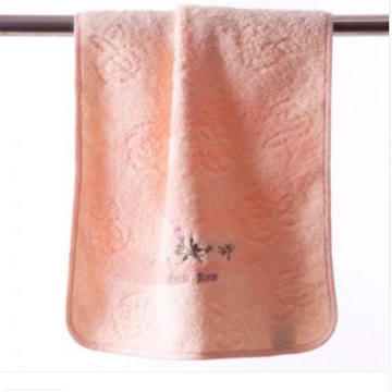 金号 纯棉面巾 2185H 74*33cm 110g 红色