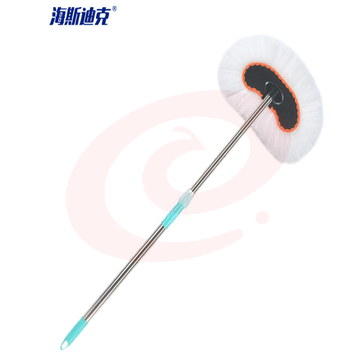 海斯迪克 HKW-67 软毛牛奶丝拖把 洗车刷车工具刷 伸缩除尘车掸125cm
