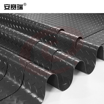 安赛瑞(SAFEWARE) 5KV高压绝缘地垫(1×5m)配电室安全操作绝缘地垫 配电房绝缘胶皮地垫黑色轮胎纹 17318