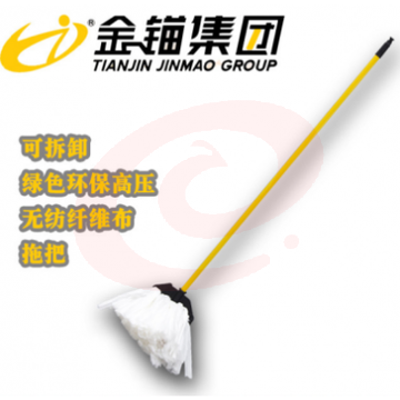 金锚 3032家用清洁拖把无纺布拖把吸水拖布纯棉线墩地墩布30把/箱