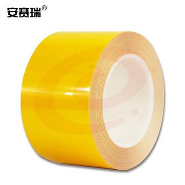 安赛瑞15626耐磨型划线胶带黄（卷）