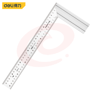 得力工具DL4037钢角尺350mm(单位：把)