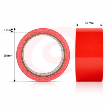 得力52000布基胶带48mm*10m*230μm(红)（单位：卷）