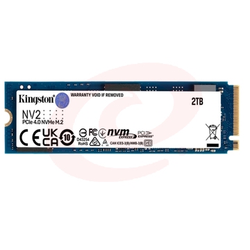金士顿(Kingston)移动固态硬盘NV2 m.2固态硬盘2280 Nvme协议 2TB 高速NVMe协议