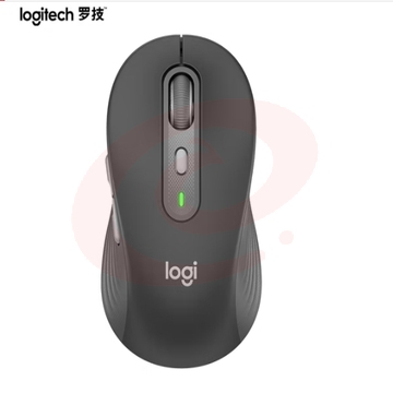 罗技（Logitech）M750M 通用版鼠标 无线蓝牙鼠标 静音鼠标 智能鼠标 对称鼠标 黑色 带Logi Bolt USB接收器