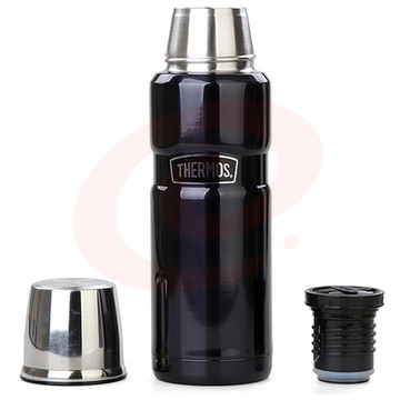 膳魔师（THERMOS） 保温壶大容量不锈钢商务便携真空保温壶旅行水壶SK-2010/SK-4000 SK-2000-深蓝色470ML