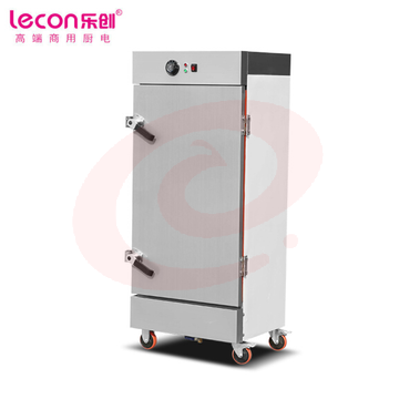 乐创（lecon） KZ-120J 商用蒸饭柜 12盘机械式定时款餐饮设备蒸包馒头电蒸箱 