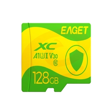 忆捷（EAGET）128GB TF（MicroSD）存储卡 C10 黄绿卡 适用360海康凌度盯盯拍监控行车记录仪 高速内存卡
