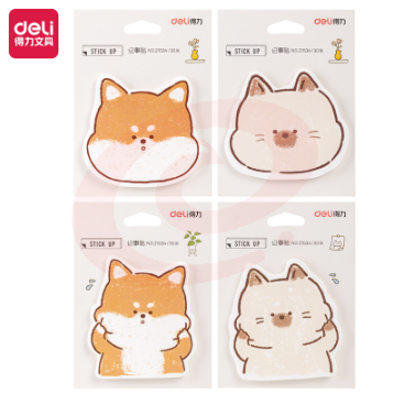 得力(deli) 21534记事贴(混)(袋)