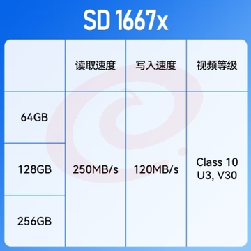 雷克沙（Lexar）v60sd卡相机内存卡高速4K单反相机存储卡 4K超清录制 1667x 读250MB/s 256GB