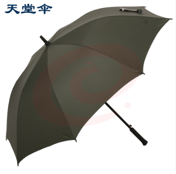 天堂伞长柄伞直杆伞天堂伞13024 男女式双人雨伞加固 苔绿