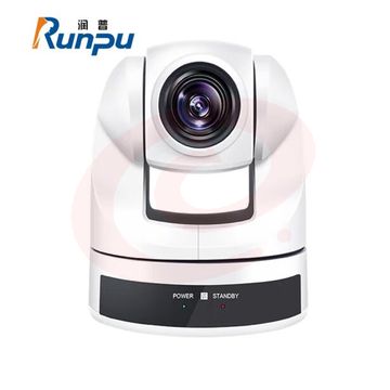润普Runpu 视频会议摄像头20倍变焦白色USB/HDMI高清视频会议摄像机广角 RP-D70HU-20W