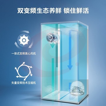 容声（Ronshen）532升双开门冰箱对开门风冷无霜家用变频纤薄电冰箱BCD-532WD11HP