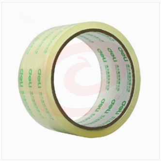 得力30291可降解封箱胶带45mm*30y*50μm(透明)(1卷/筒)20筒起送
