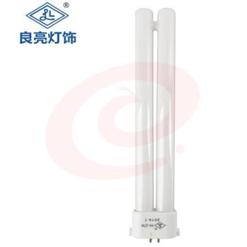 良亮 台灯荧光灯管  2U型 三基色灯管 单H四方针
