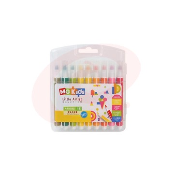 晨光（M&G）水彩笔 三角杆彩色笔Kids食品级软头水彩笔套装18色儿童绘画笔可水洗ZCPN0384