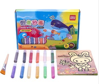 得力9674砂画套装（彩色）