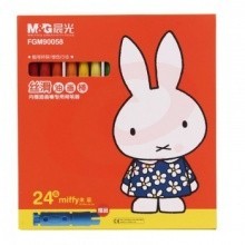晨光（M&G）FGM90058 六角丝滑油画棒|蜡笔 24色