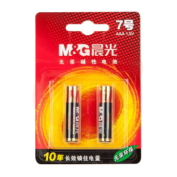 晨光7号碱性电池（2粒吸卡）