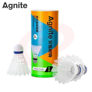 安格耐特（Agnite）F2211尼龙羽毛球(白色)(3个/筒)