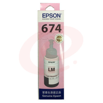 爱普生 Epson T6746 墨水 浅红色 (适用L801/L805/L810/L850/L1800/6745)