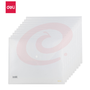 得力/deli5501 按扣文件袋 10个/包 10包起售