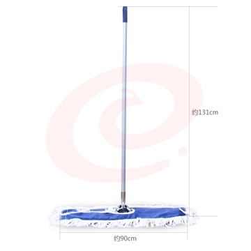 白云 90CM 尘推大堂拖把尘推铝合金杆棉质拖布平板平推拖把墩布