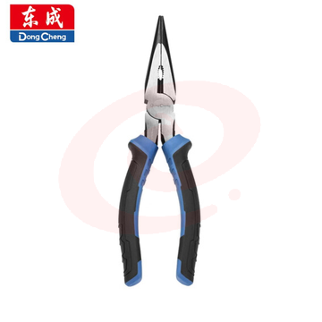 东成  手动工具尖嘴钳 斜嘴钳  尖嘴钳8寸200mm   货号：JC