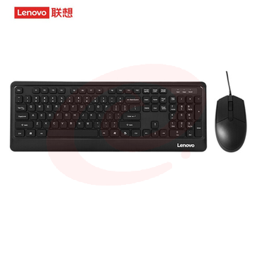 联想(lenovo)KM102 有线键鼠套装 办公键盘套装