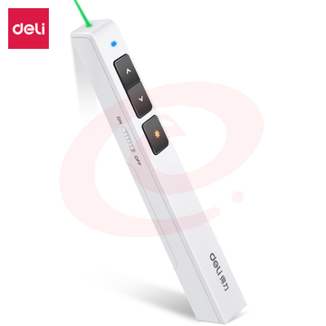 得力2802G翻页笔激光笔白色（绿光）