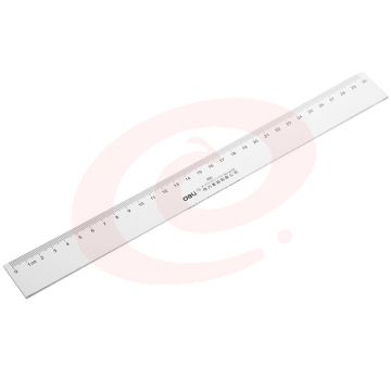 得力(deli)30cm办公通用直尺 测量绘图尺子 办公用品 6230