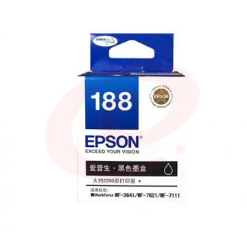 爱普生（EPSON）T1881 黑色墨盒 （适用WF3641/WF7111/WF7621/WF7218/WF7728）