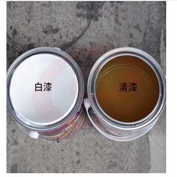 紫荆花 漆硝基漆透明清漆白漆快干油漆家具油漆亮光哑光木器漆2.8kg NC-半哑光清面 3L