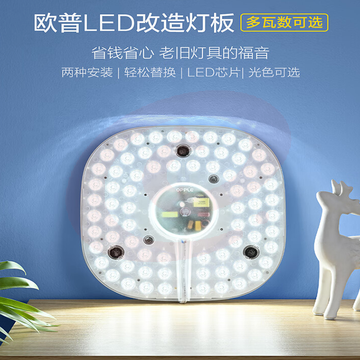 LED方形吸顶24瓦白光替换灯盘光源
