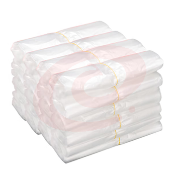  塑料袋透明购物袋50只(34x52cm折边6.5cm)