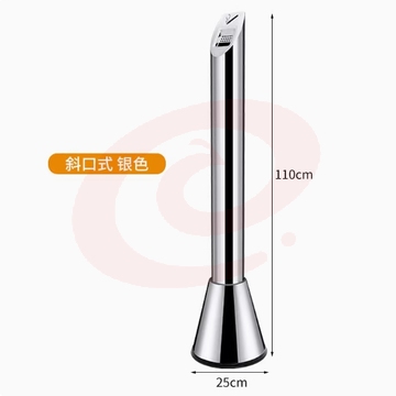 户外不锈钢立式烟灰柱 美观实用 酒店吸烟区首选斜口式-斜口式不锈钢