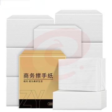 简装擦手纸单层抽取卫生纸擦手纸180抽*20包/箱