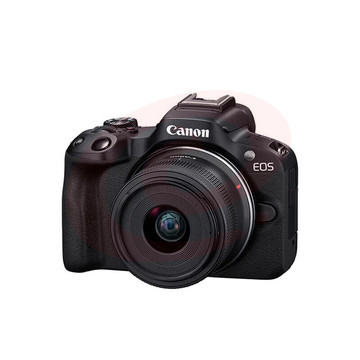 佳能(Canon)EOS R50  多种智能化自动拍摄功能 RF-S18-45镜头 微单数码套机64G内存卡 黑色