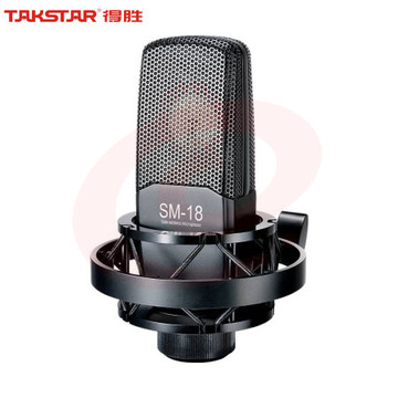 得胜(TAKSTAR) SM18电容麦克风主播K歌专业录音话筒手机电脑通用声卡套装直播设备 SM-18电容麦