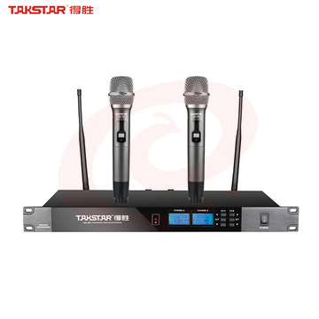 得胜(TAKSTAR) UC-2R无线套装 一拖二 卡拉OK演唱会议节目主持演讲户外活动 手持麦克风 UC-2R+UC-TD