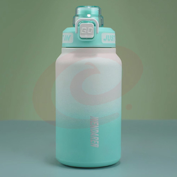 316不锈钢保温杯吸管水杯直饮保温壶运动水壶 800ml
