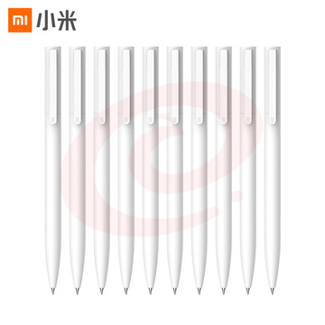 小米 10支装 0.5mm 商务办公学生中性笔会议笔 中性笔 黑色