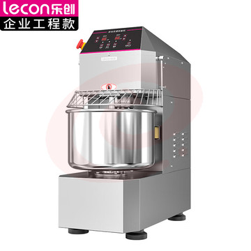 乐创(lecon)厨师机全自动 和面机 商用厨房多功能双动双速揉面机电子数显定时款30L SSD30S
